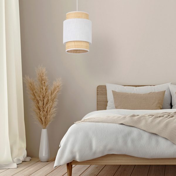 BOHO NOUVELLE LAMPE PENDANTE BLANCHE 1 200