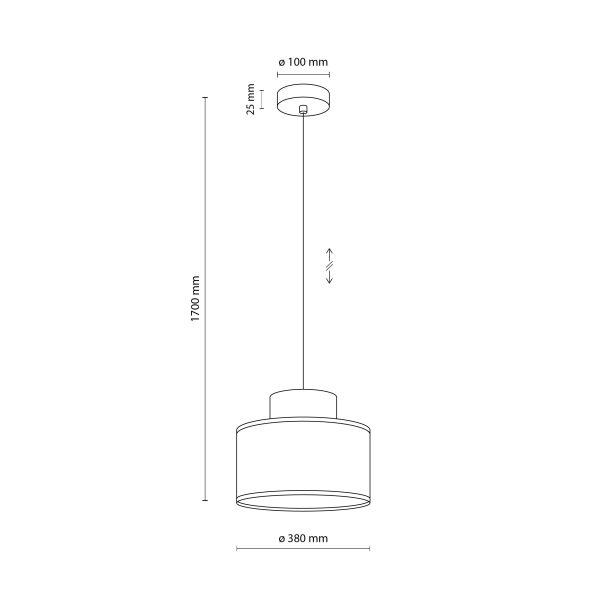 DUO BLANC JUTA LAMPE PENDANTE 1