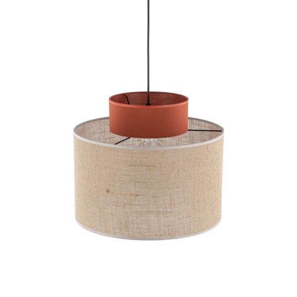 DUO JUTA BRUN LAMPE SUSPENDUE 1