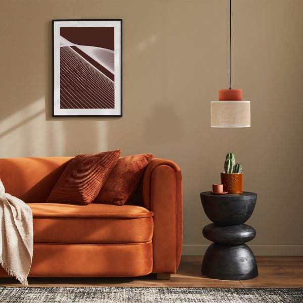 DUO JUTA BRUN LAMPE SUSPENDUE 1