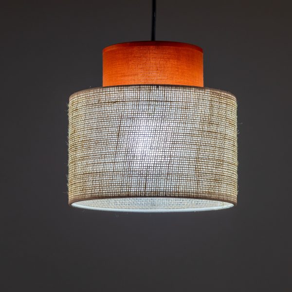 DUO JUTA BRUN LAMPE SUSPENDUE 1