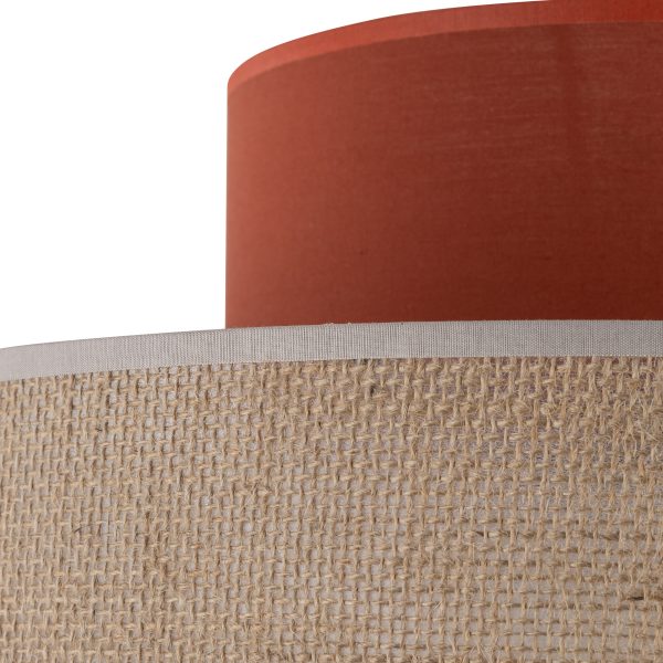 DUO JUTA BRUN LAMPE SUSPENDUE 1