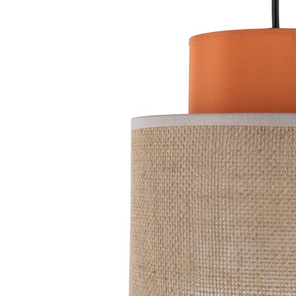 DUO JUTA ORANGE LAMPA WISZĄCA 1" se traduit en français par "DUO JUTA ORANGE LAMPE PENDANTE 1