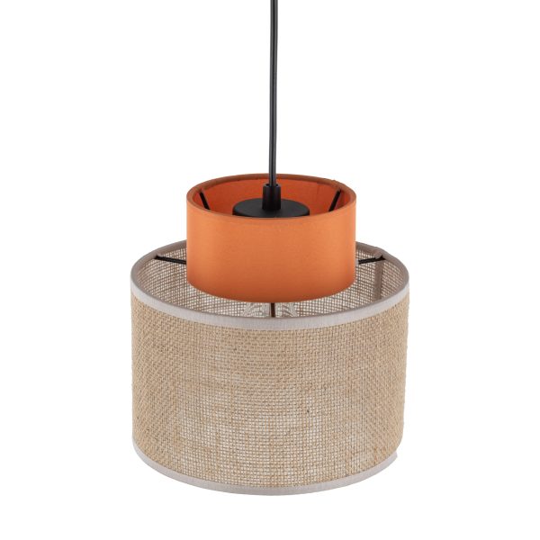 DUO JUTA ORANGE LAMPA WISZĄCA 1" se traduit en français par "DUO JUTA ORANGE LAMPE PENDANTE 1