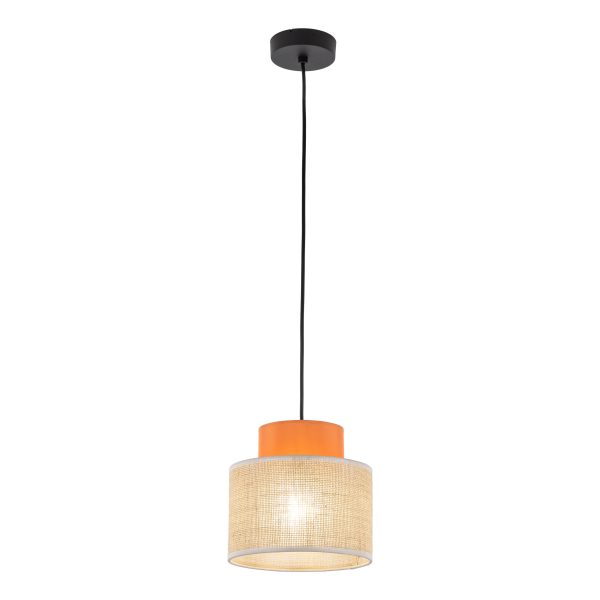 DUO JUTA ORANGE LAMPA WISZĄCA 1" se traduit en français par "DUO JUTA ORANGE LAMPE PENDANTE 1