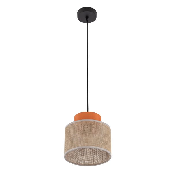 DUO JUTA ORANGE LAMPA WISZĄCA 1" se traduit en français par "DUO JUTA ORANGE LAMPE PENDANTE 1