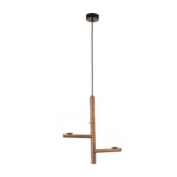 ESTERA BOIS NOYER LAMPE SUSPENDUE 3