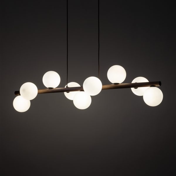 ESTERA BOIS NOYER LAMPE SUSPENDUE 9