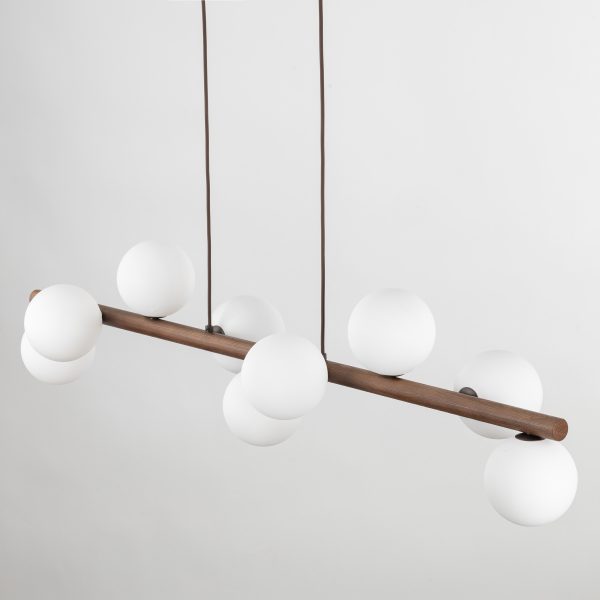 ESTERA BOIS NOYER LAMPE SUSPENDUE 9