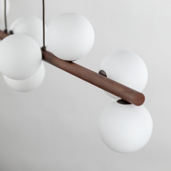 ESTERA BOIS NOYER LAMPE SUSPENDUE 9