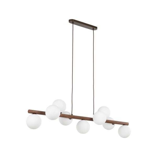 ESTERA BOIS NOYER LAMPE SUSPENDUE 9