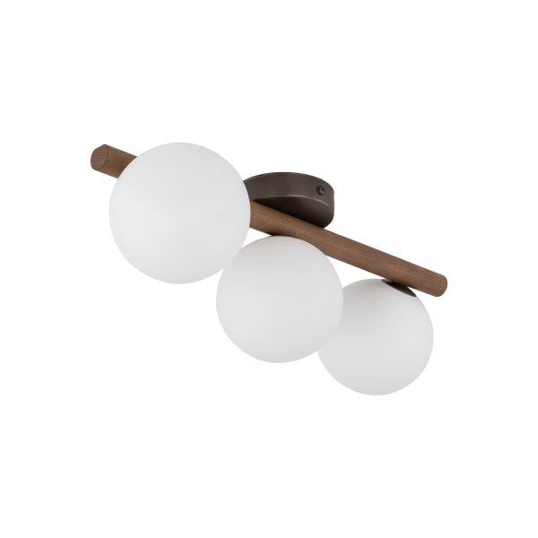 ESTERA BOIS ORZECH LAMPE DE PLAFOND 3