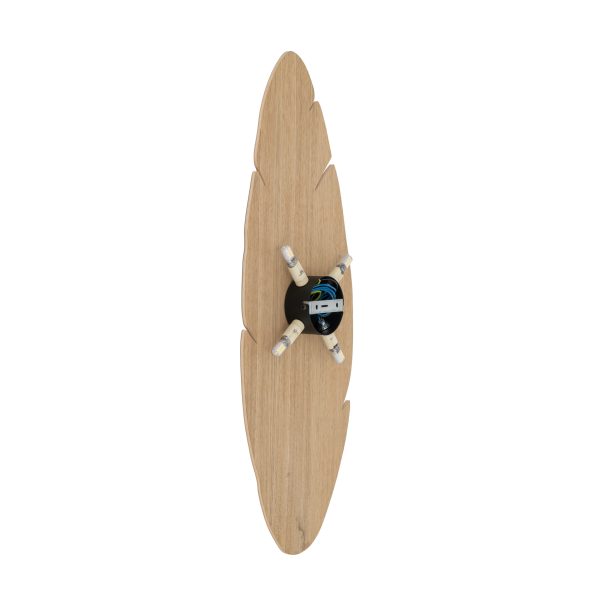 HOJA WOOD KINKIET 4" se traduit en français par "HOJA WOOD APPLIQUE 4