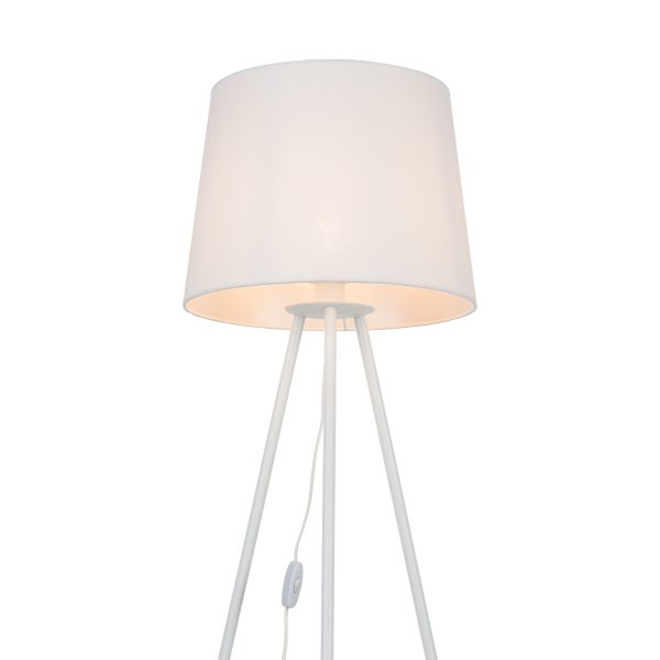 ISEO BLANC LAMPE SUR PIED 1