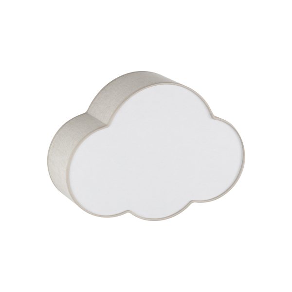 La traduction du titre du produit en français est : "LAMPE DE PLAFOND EN LIN CLOUD 2