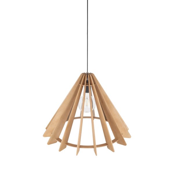 LAMPE À PENDRE EN BOIS ERIS 1 L