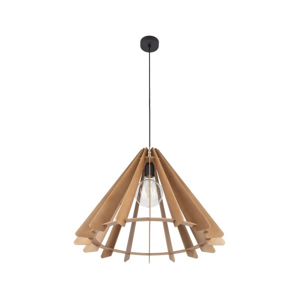 LAMPE À PENDRE EN BOIS ERIS 1 L