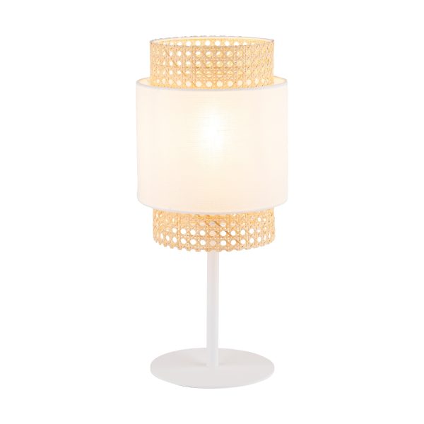LAMPE DE CHEVET BLANCHE BOHO 1