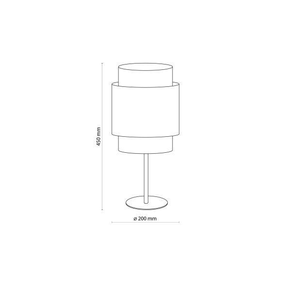 LAMPE DE CHEVET BLANCHE BOHO 1