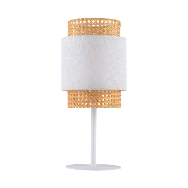 LAMPE DE CHEVET BLANCHE BOHO 1