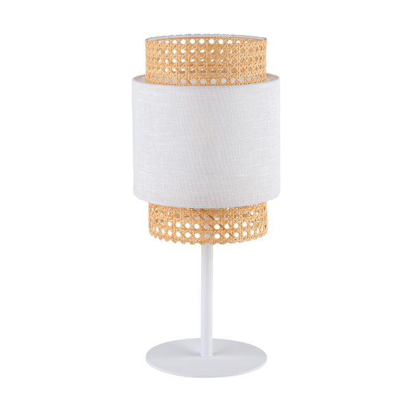 LAMPE DE CHEVET BLANCHE BOHO 1