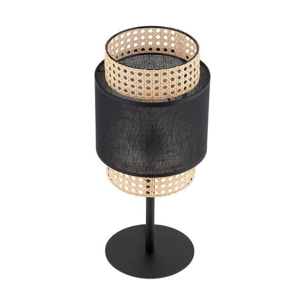 LAMPE DE CHEVET BOHO NOIRE 1