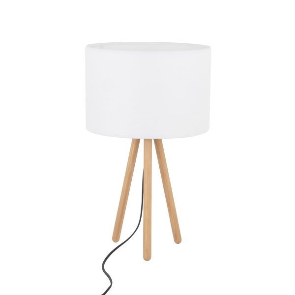 LAMPE DE CHEVET TOKYO BLANCHE 1 PIN ANTIQUE