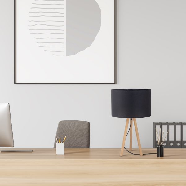 LAMPE DE NUIT TOKYO NOIRE 1 PIN VIEILLI