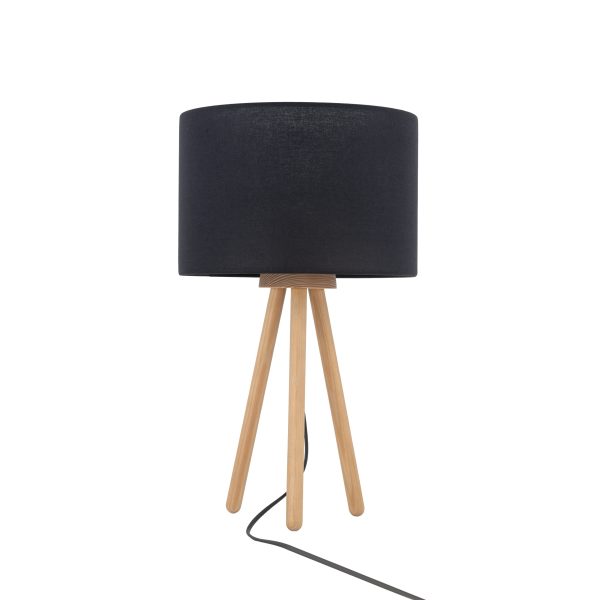 LAMPE DE NUIT TOKYO NOIRE 1 PIN VIEILLI