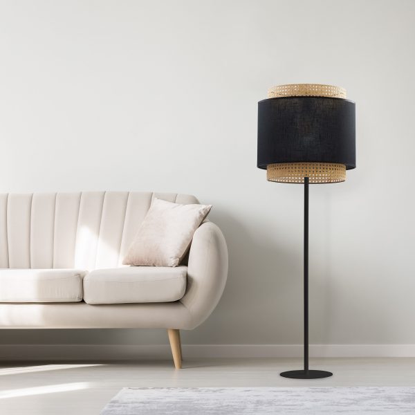 LAMPE DE SOL BOHO NOIRE