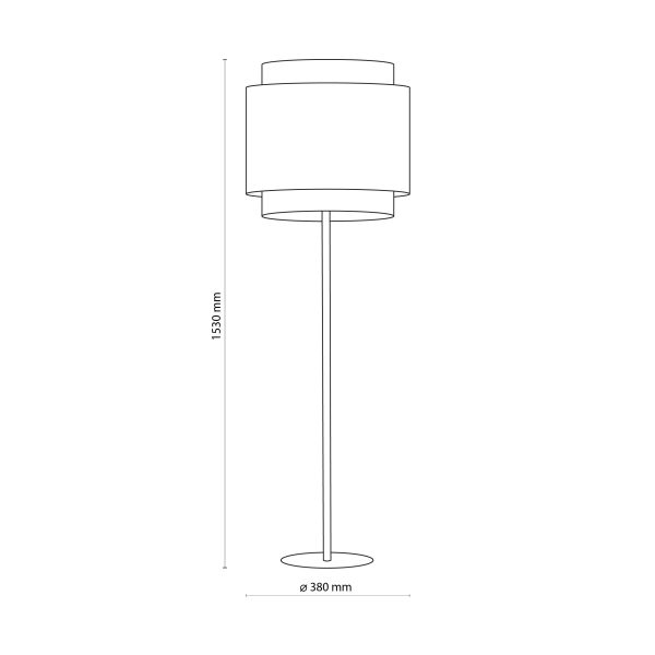 LAMPE DE SOL BOHO NOIRE