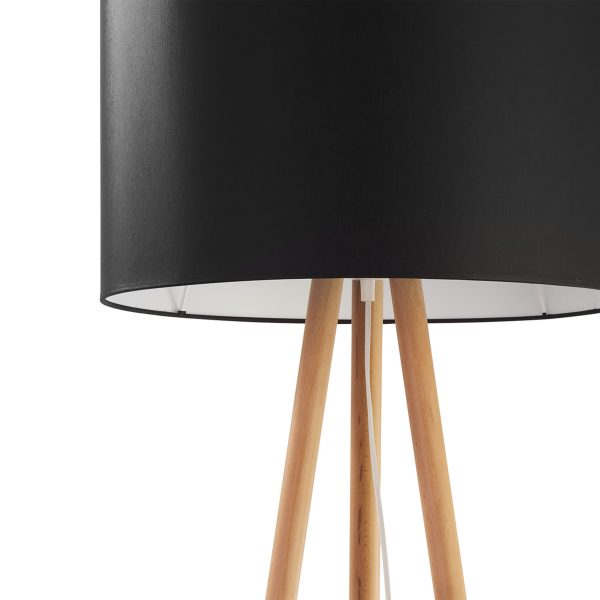 LAMPE DE SOL TOKYO 1 PIN/NOIR