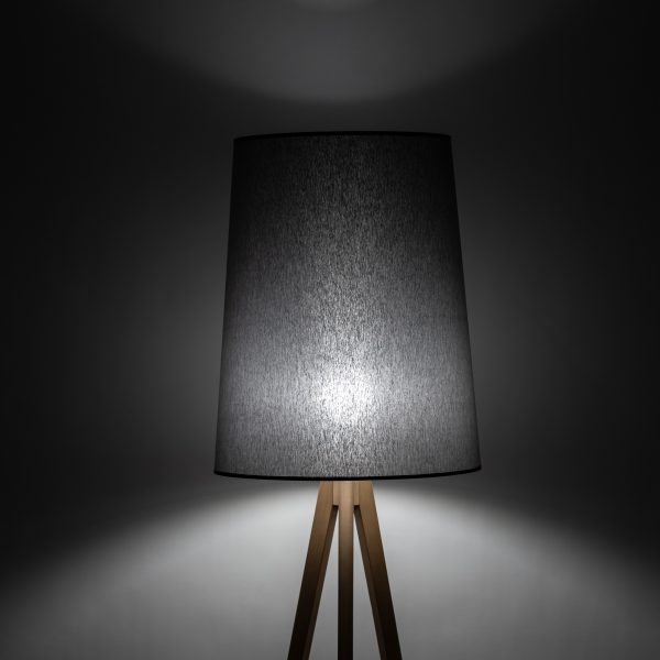 LAMPE DE SOL WALZ GRIS 1 PÊLE FSC 100%, SA-COC-006060
