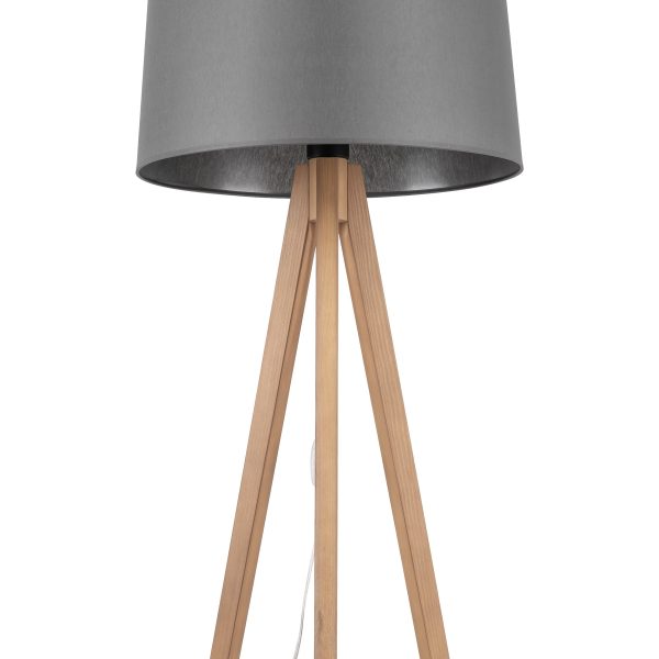 LAMPE DE SOL WALZ GRIS 1 PÊLE FSC 100%, SA-COC-006060