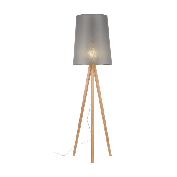 LAMPE DE SOL WALZ GRIS 1 PÊLE FSC 100%, SA-COC-006060