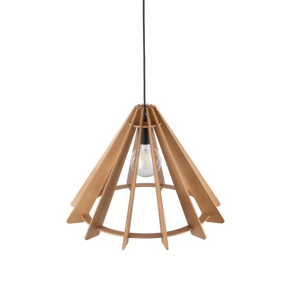 LAMPE PENDANTE EN BOIS ERIS 1 M