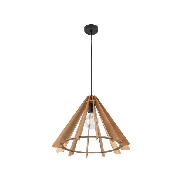 LAMPE PENDANTE EN BOIS ERIS 1 M