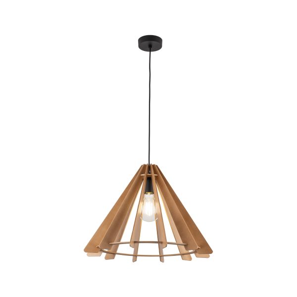 LAMPE PENDANTE EN BOIS ERIS 1 M