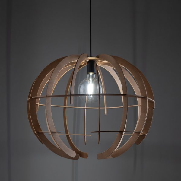 LAMPE PENDANTE EN BOIS VENUS 1 L