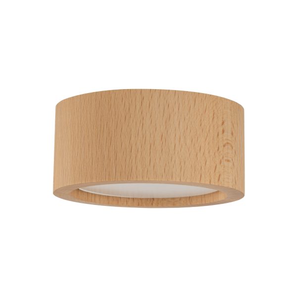 Le titre du produit en français est : "LAMPE DE PLAFOND EVE WOOD BUK 1