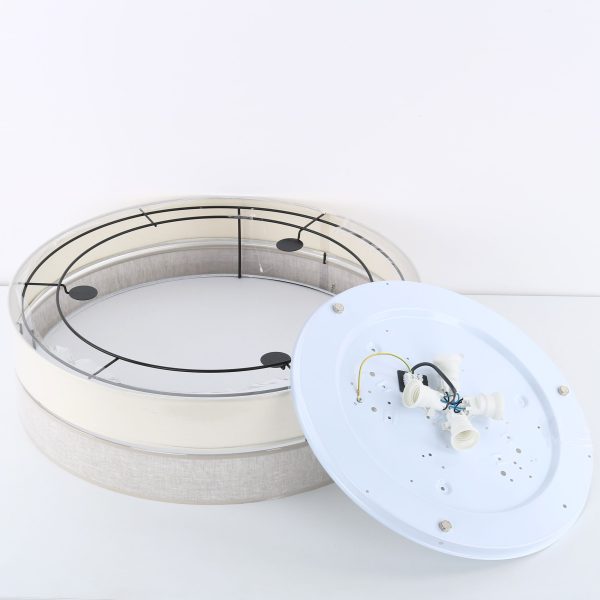 Le titre du produit en français est : "LUMINAIRE DE PLAFOND ÉCO 4