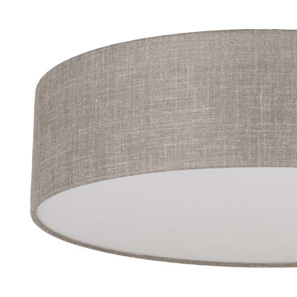 Le titre du produit en français est : "RONDO LINEN LAMPE DE PLAFOND 4 600