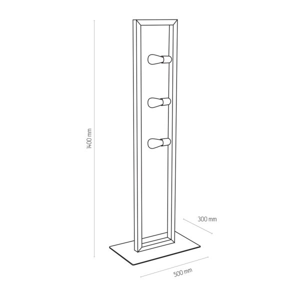 METRO LAMPE DE SOL 3 PLES