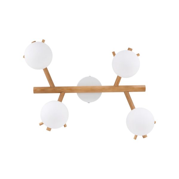 PLAFONNIER BLANC SHERON 4