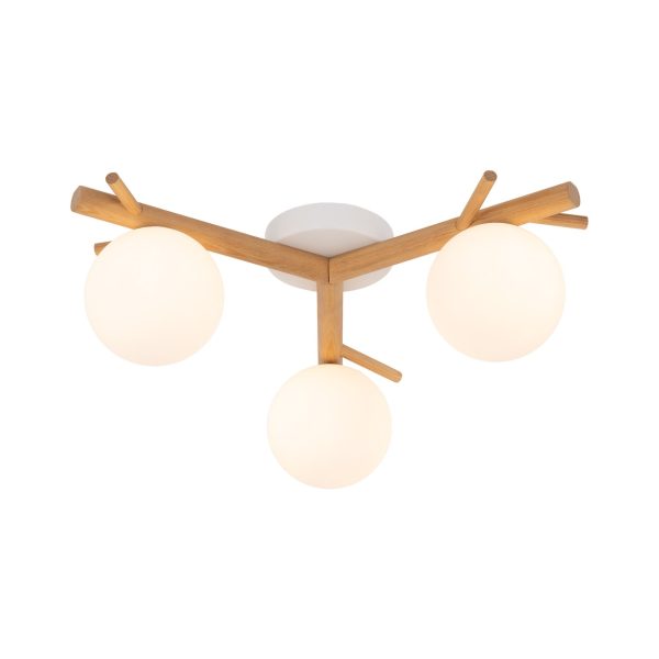 SHERON LAMPE DE PLAFOND BLANCHE 3