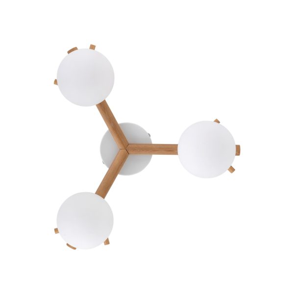 SHERON LAMPE DE PLAFOND BLANCHE 3