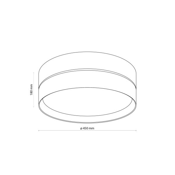 Titre du produit en français : "LAMPE DE PLAFOND ÉCO 4 450