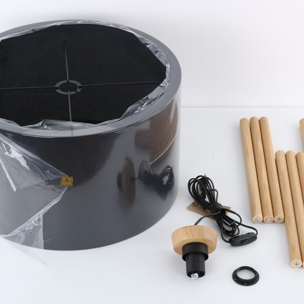 TOKYO NOIRE LAMPE SUR PIED 1 PIN RÉTRO