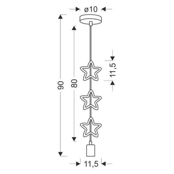 Suspension LED SINGLE Kids