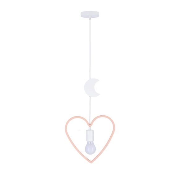 Suspension LED Cœur SINGLE Candellux Kids